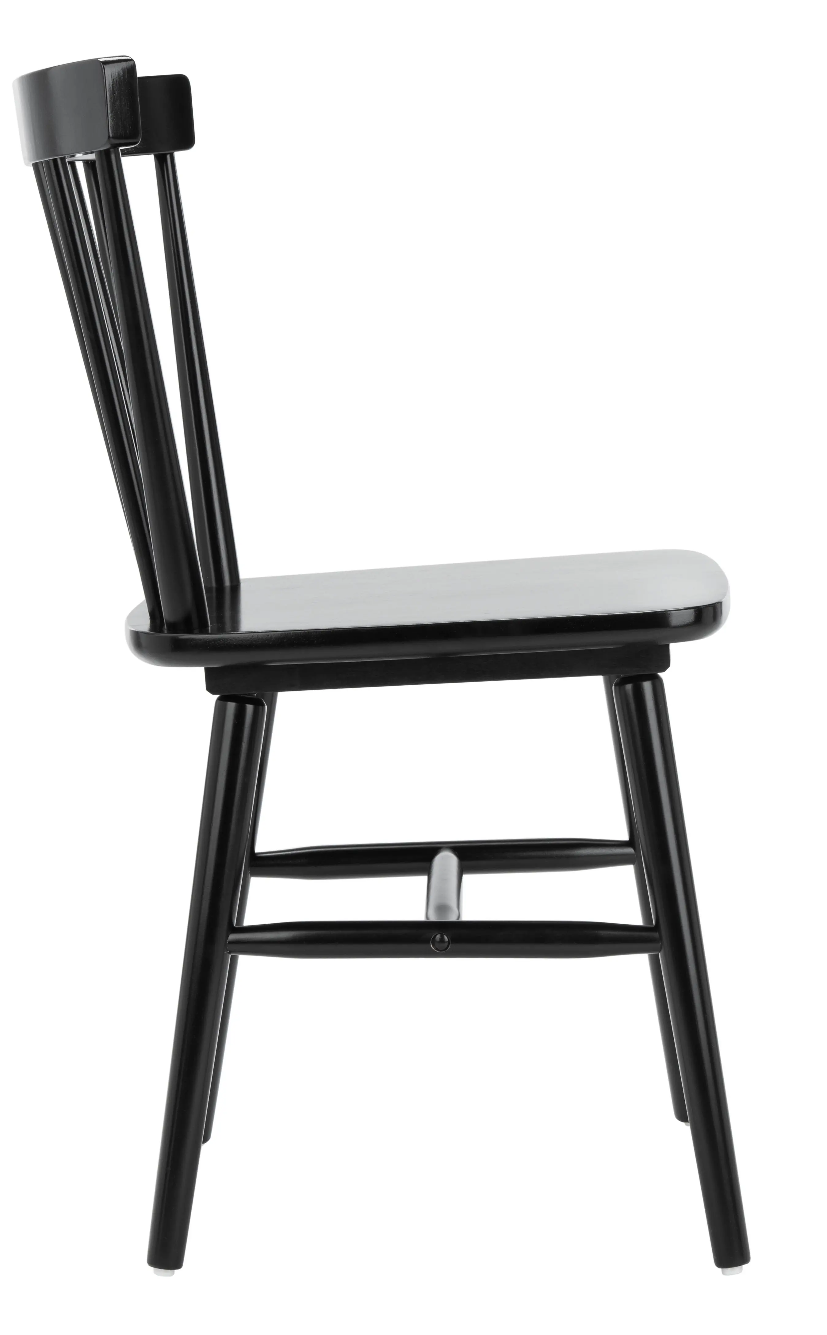 DCH8500A-SET2 Winona Black Spindle Dining Chairs - Set of 2-4