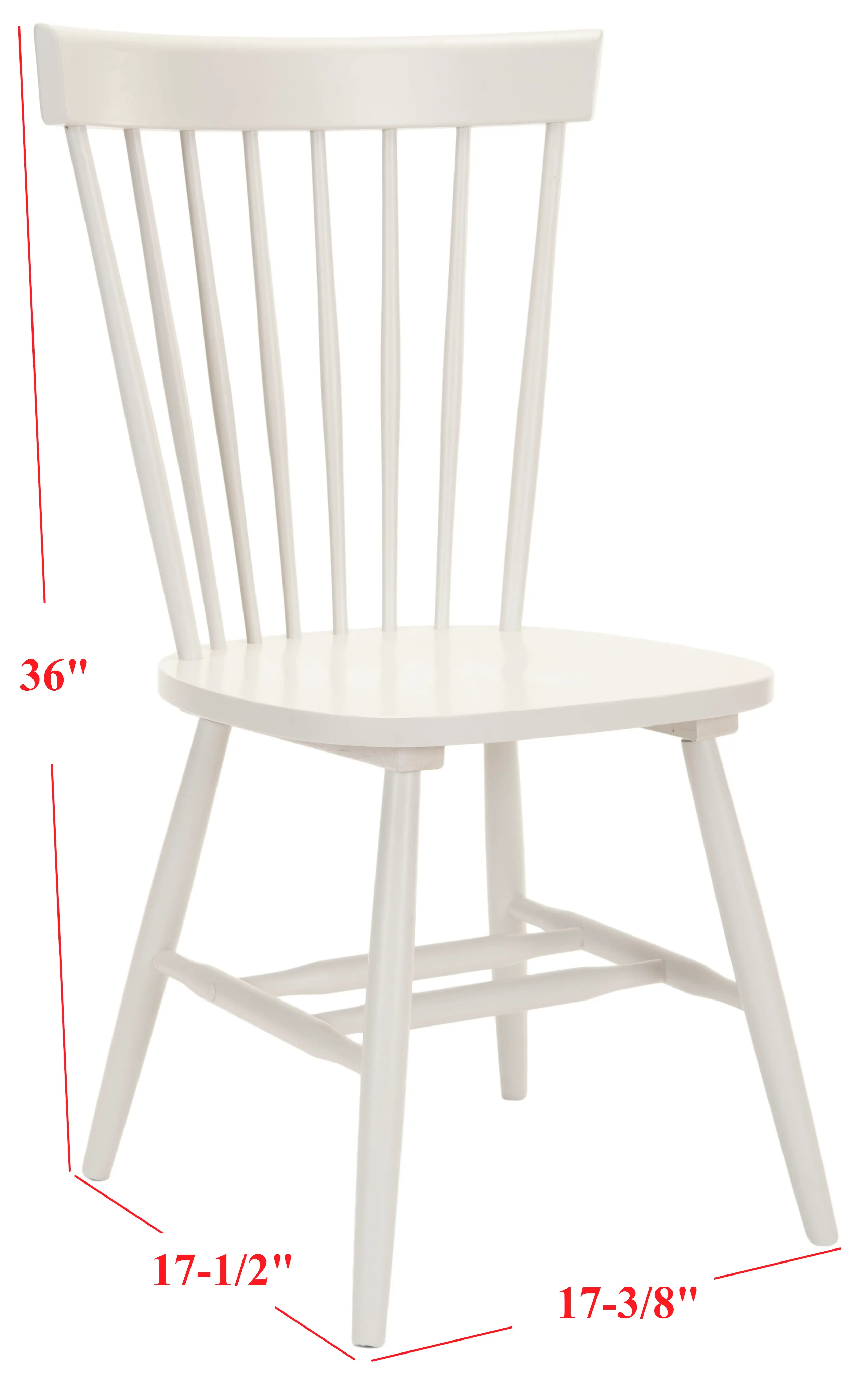 AMH8500E-SET2 Parker Cream Spindle Side Chairs - Set of 2-3