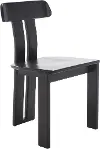 DCH8801C Cayde Black Wood Dining Chair