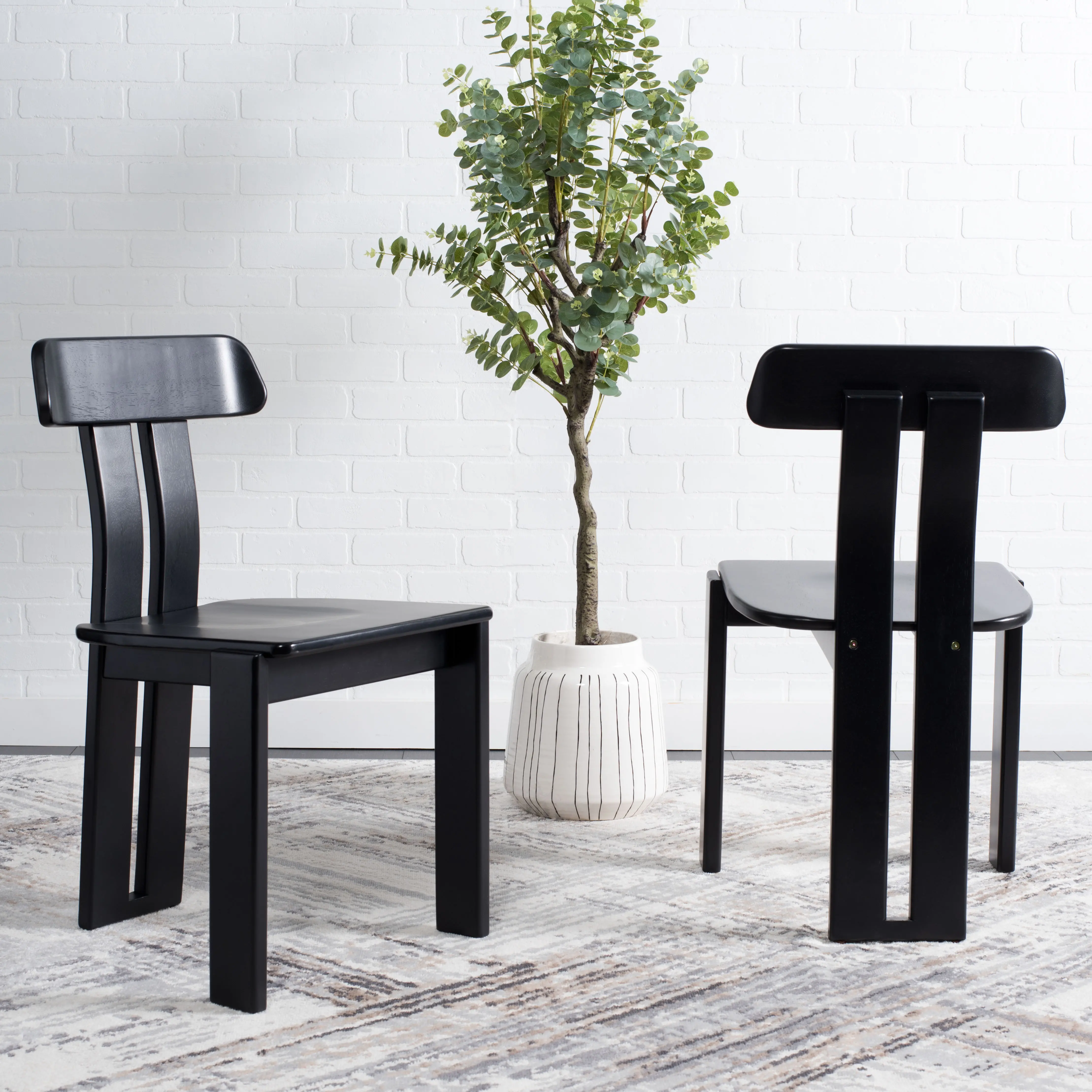 DCH8801C Cayde Black Wood Dining Chair-2