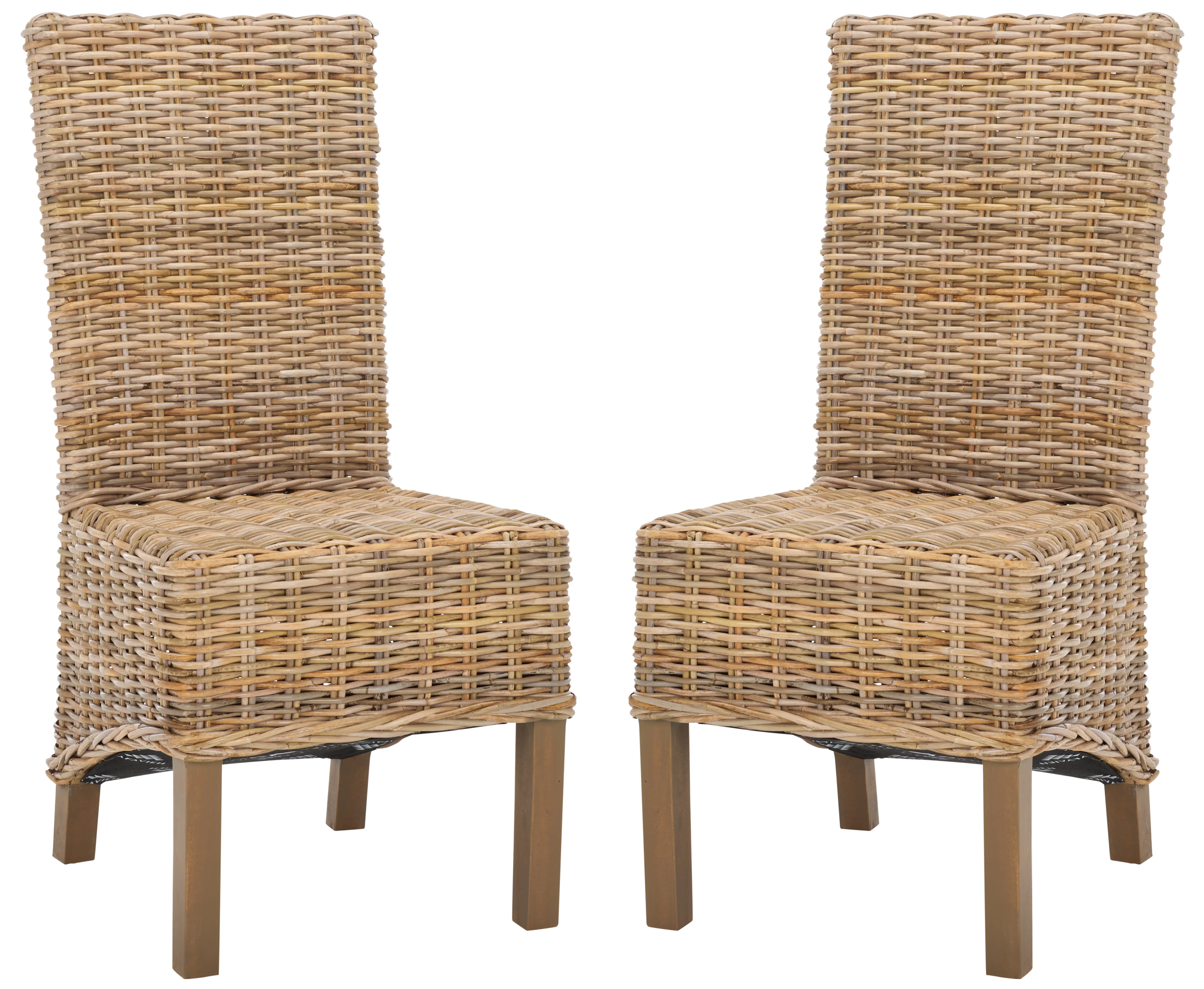 FOX6520B-SET2 Pembrooke Rattan Side Chairs - Set of 2-1