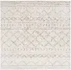 ASG741A-8SQ Arizona Shag Ivory and Beige Square Area Rug