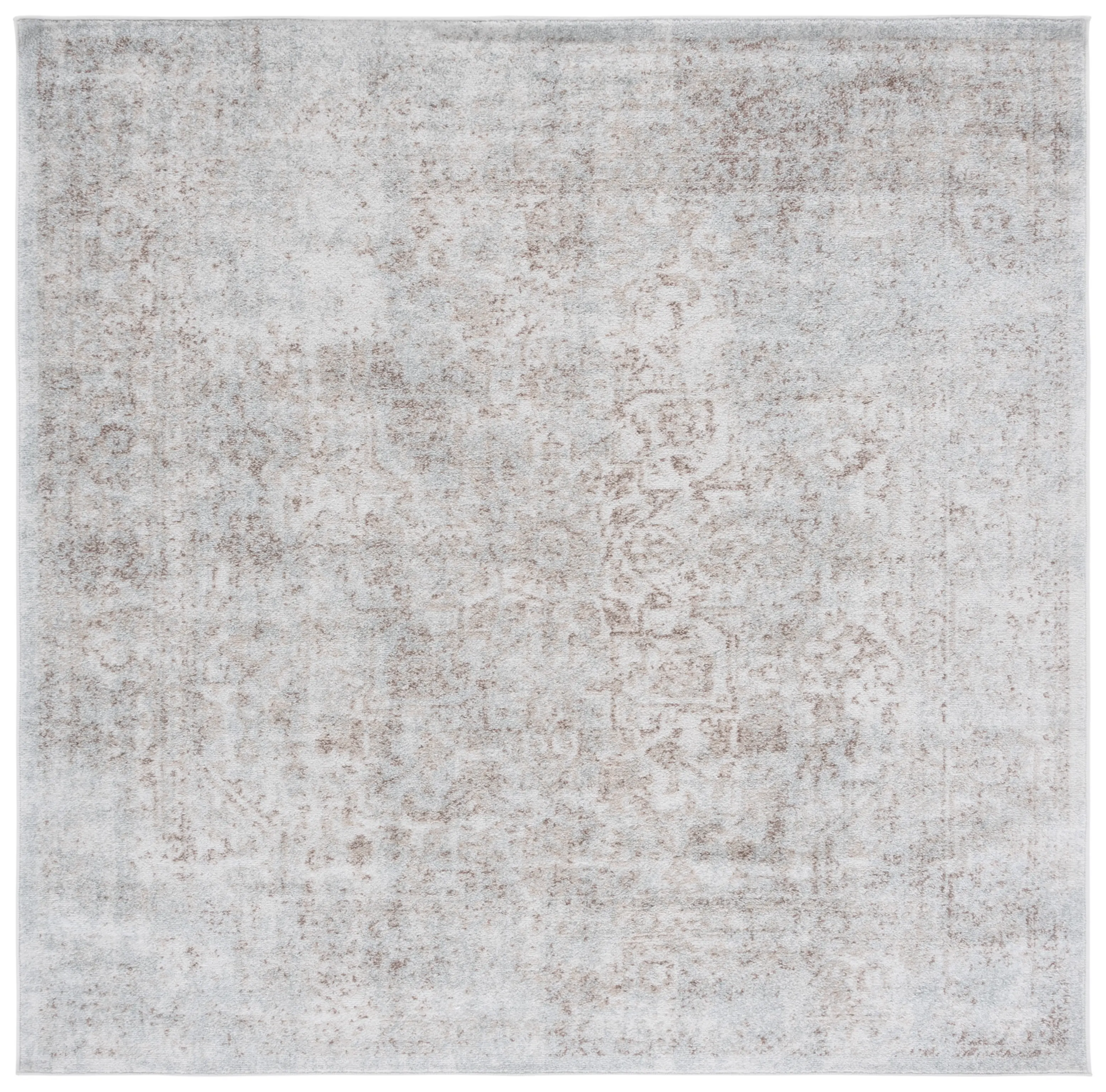 EVK256E-3SQ Safavieh Evoke Collection Taupe Square Rug-1