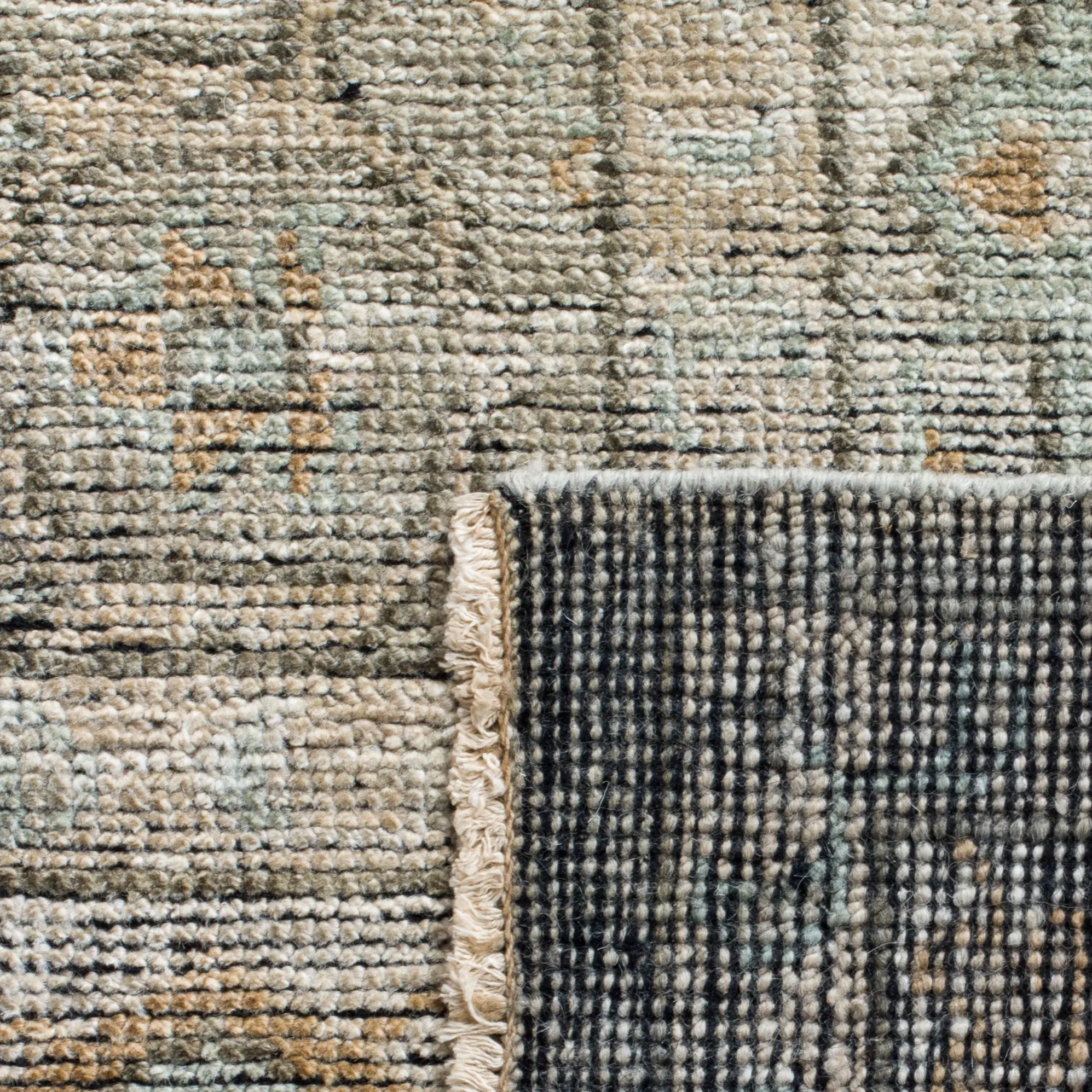 IZM188A-310 Safavieh Izmir Collection Linen and Dusty Teal Rug-4