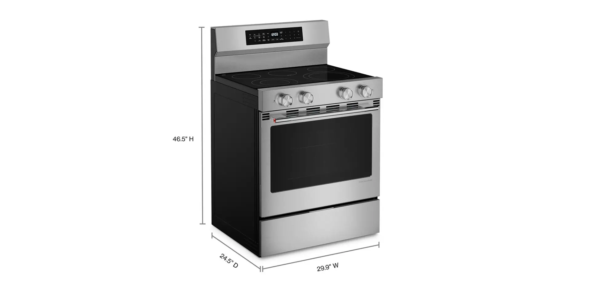KFES530SPS KitchenAid 5.3 Cu Ft Single Oven Electric Range - Stainless Steel-3