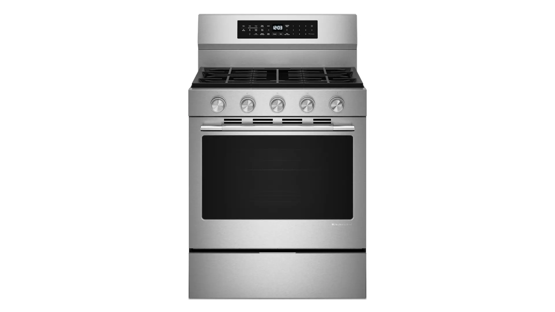 KFGS530SPS KitchenAid 5.0 Cu Ft Single Oven Gas Range - Stainless Steel-1