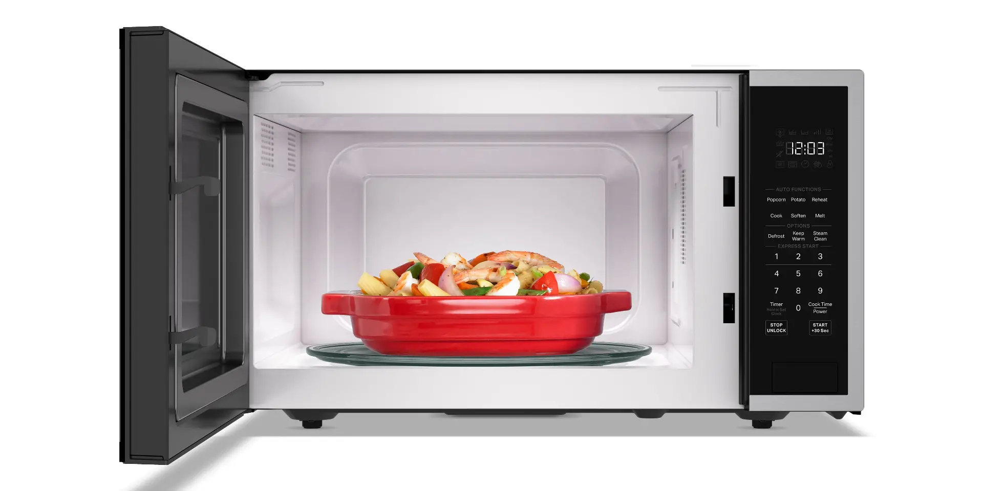KMCS324SPS KitchenAid 2.2 Cu Ft Countertop Microwave - PrintShield Stainless Steel-5
