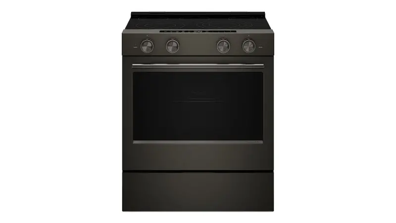 KitchenAid 5.3 Cu Ft Smart Single Oven Electric Range - Black Ore