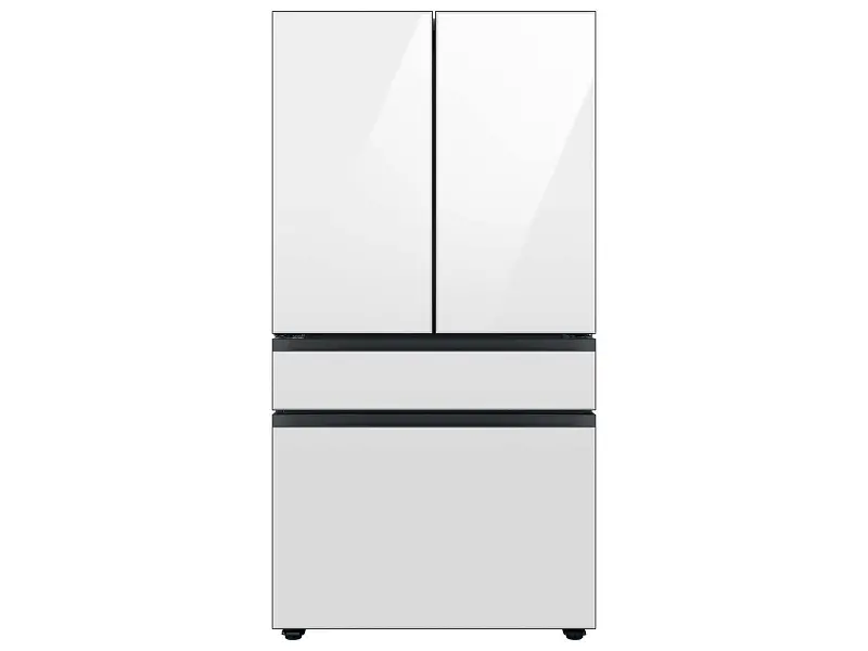 Samsung Bespoke 23 Cu Ft French Door Refrigerator - White Glass