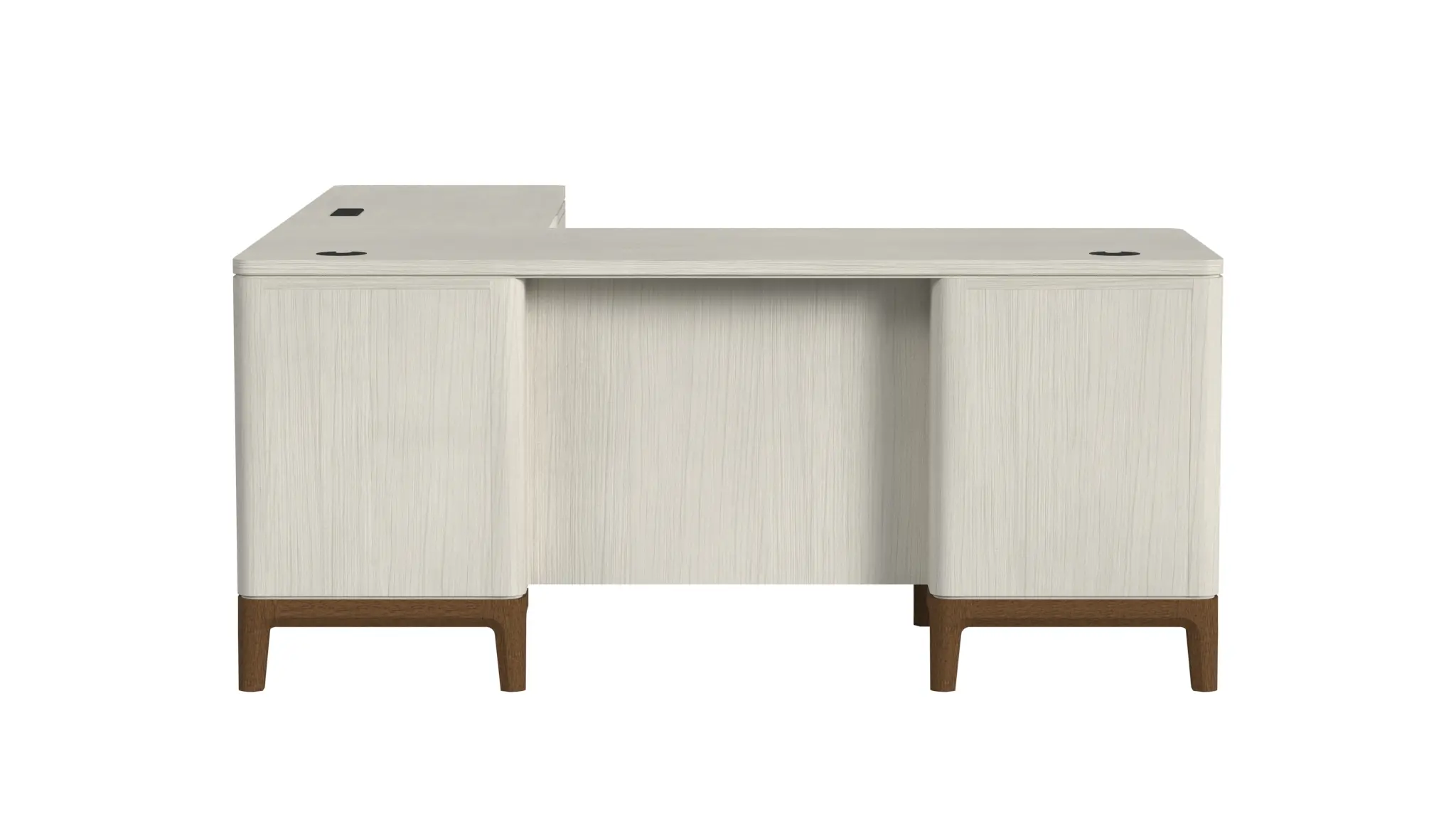 Pomona White L Shaped Desk-6