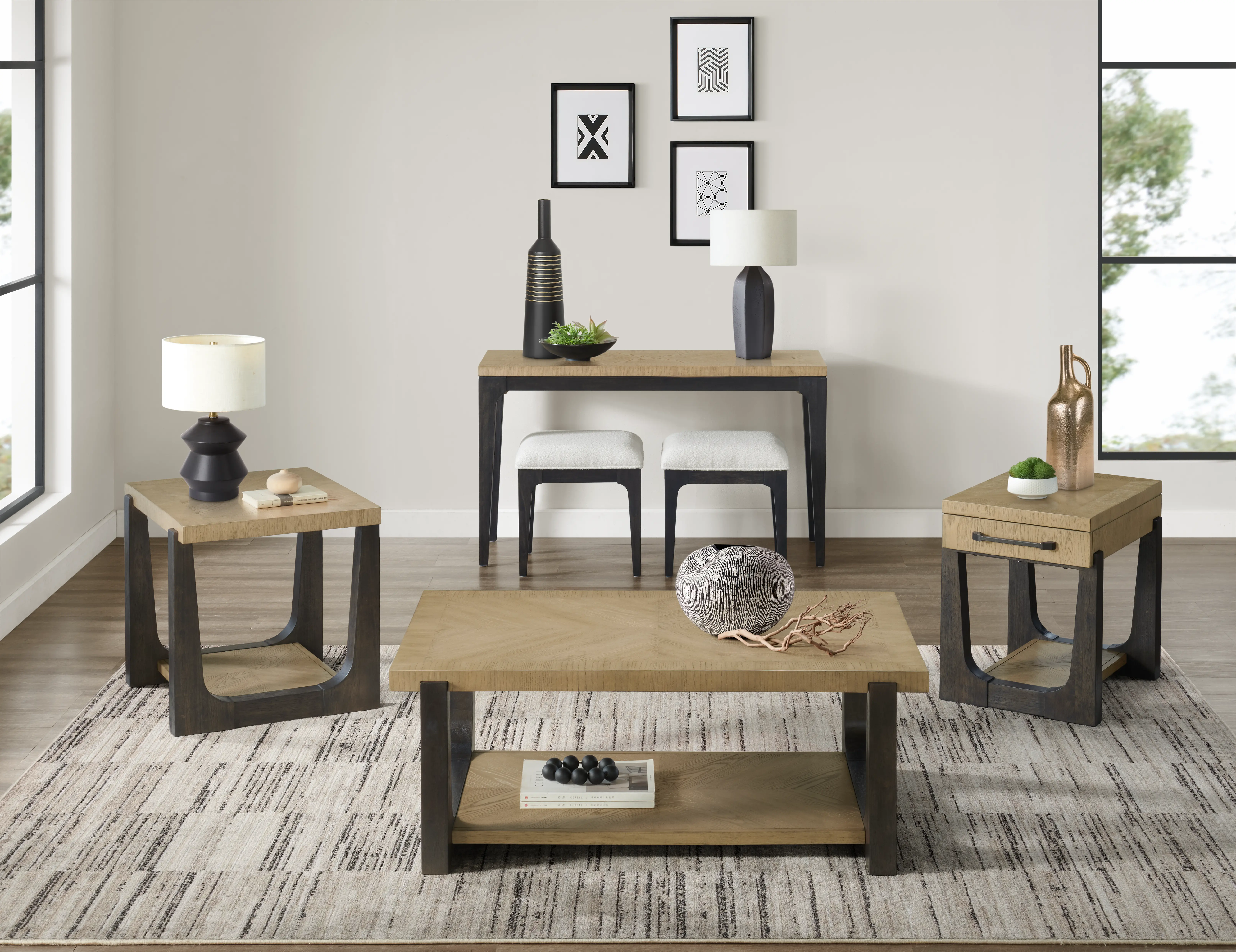 Sutton Brown Coffee Table-10