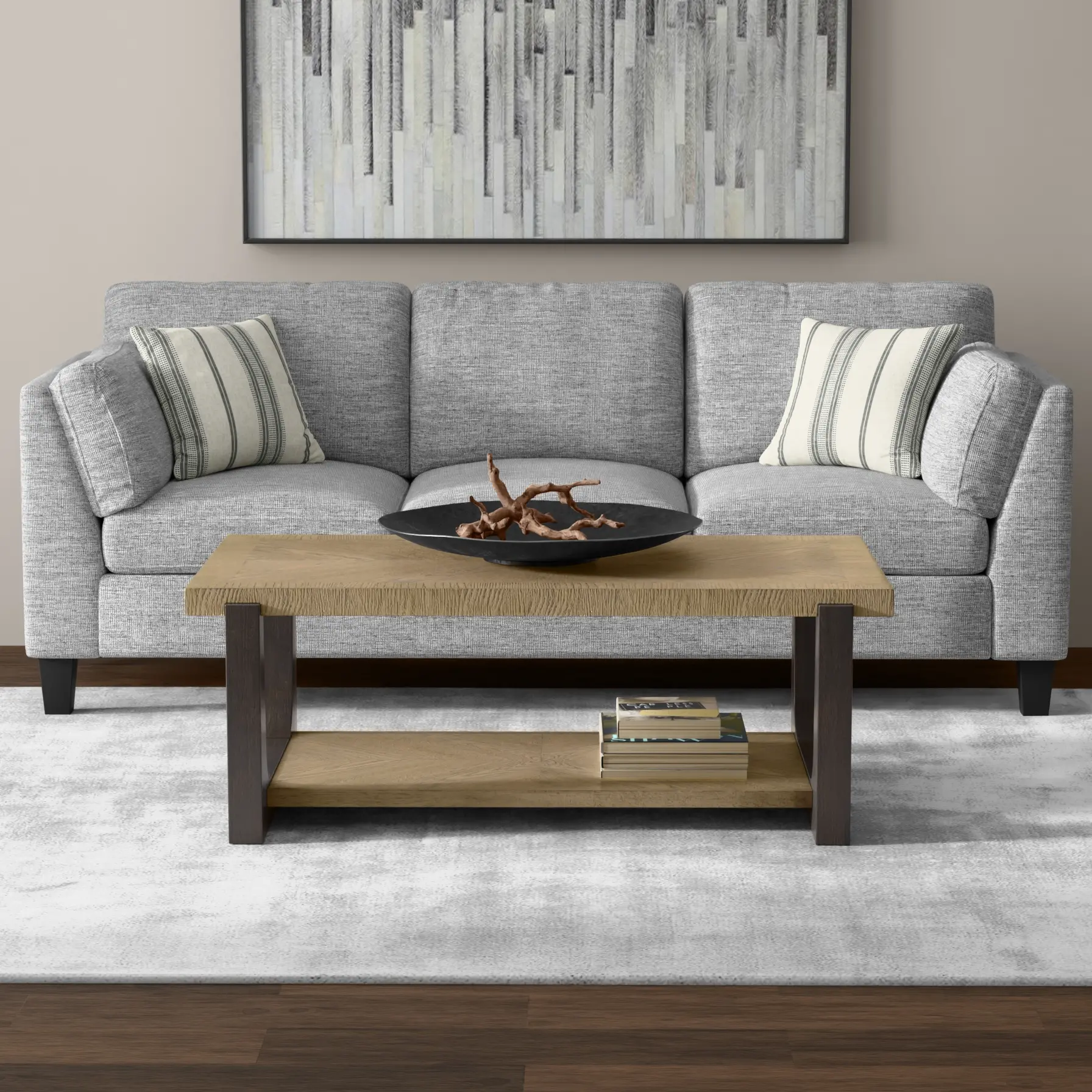 Sutton Brown Coffee Table-2