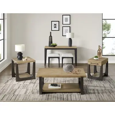 Sutton Off-White Console Stool-2