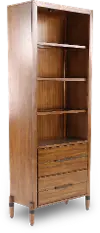 Tranquility Walnut Bookcase