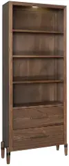 Tranquility Walnut Bookcase