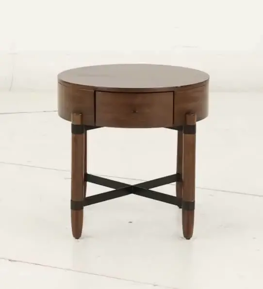 Tranquility Walnut Brown End Table-8