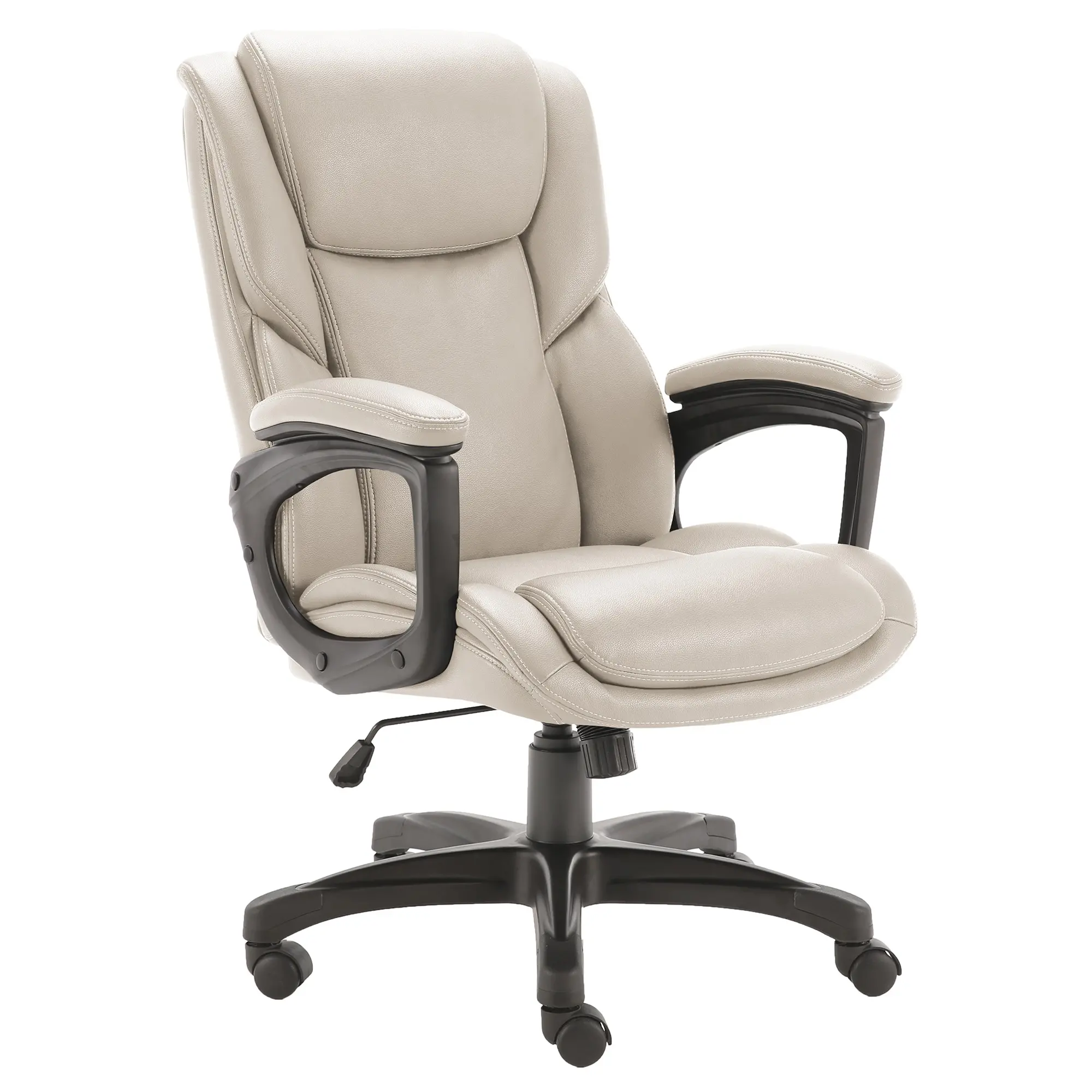 Andrew Heavy Duty Beige Desk Chair-1