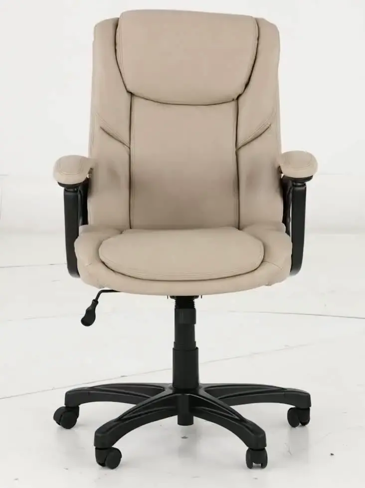 Andrew Heavy Duty Beige Desk Chair-10