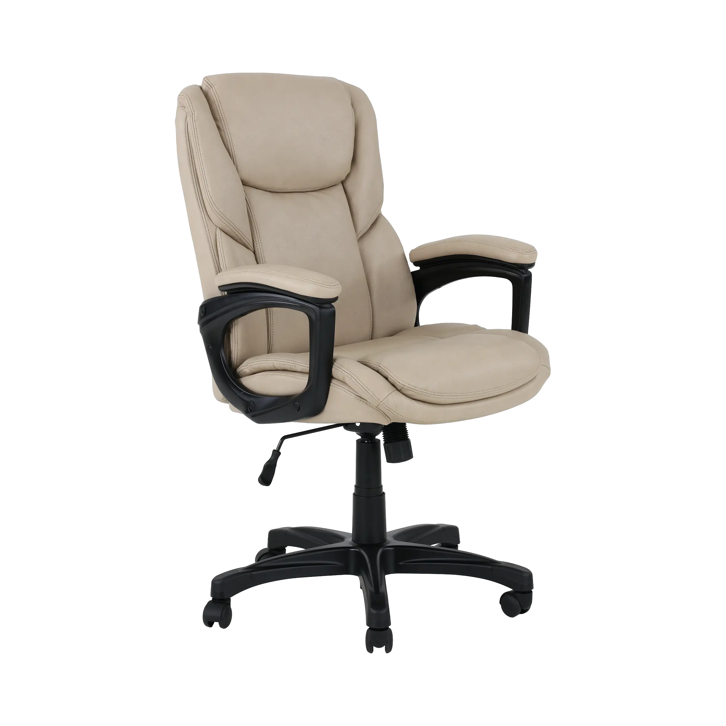 Andrew Heavy Duty Beige Desk Chair-5