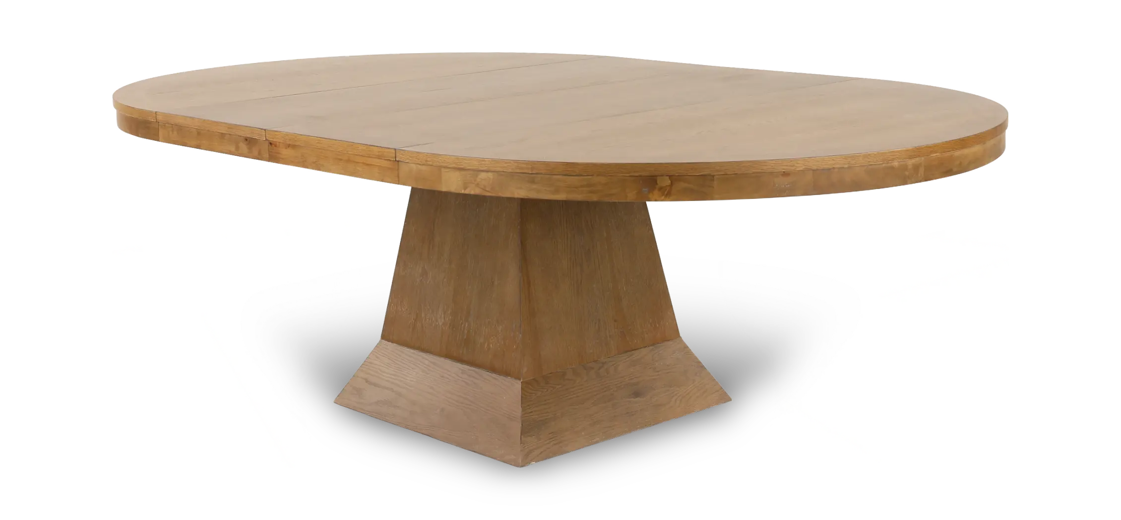 Vaughn Light Brown Round Dining Table-1