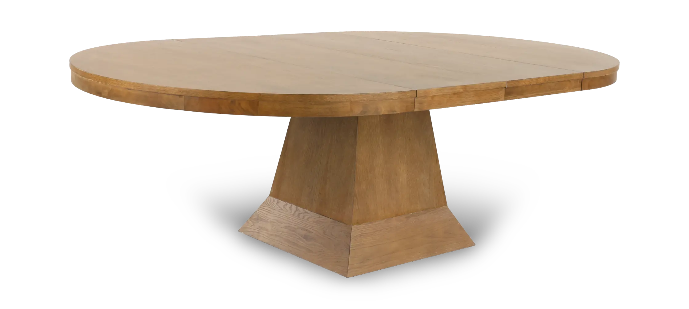 Vaughn Light Brown Round Dining Table-6
