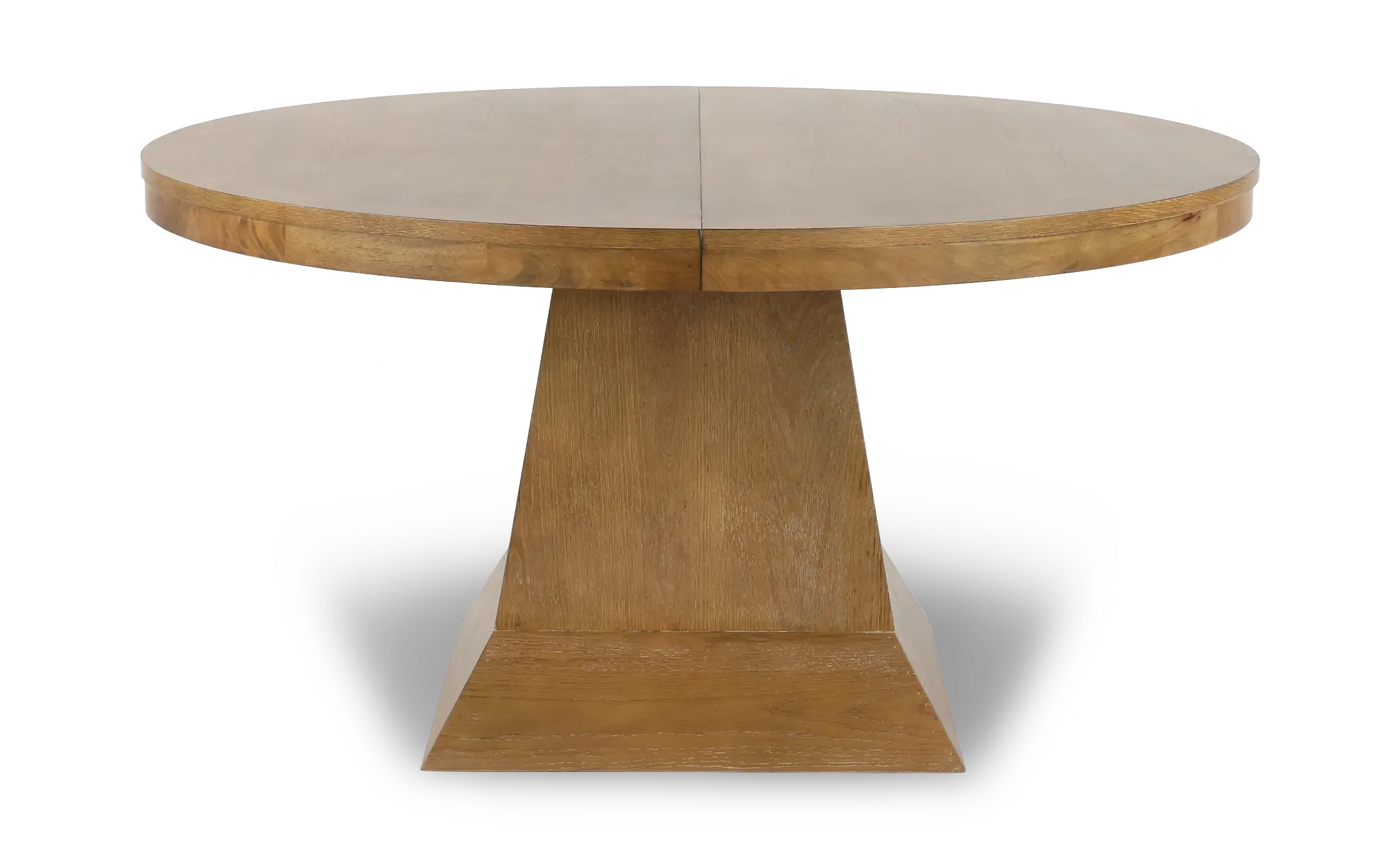 Vaughn Light Brown Round Dining Table-7