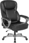 Black Bonded Leather Office Chair