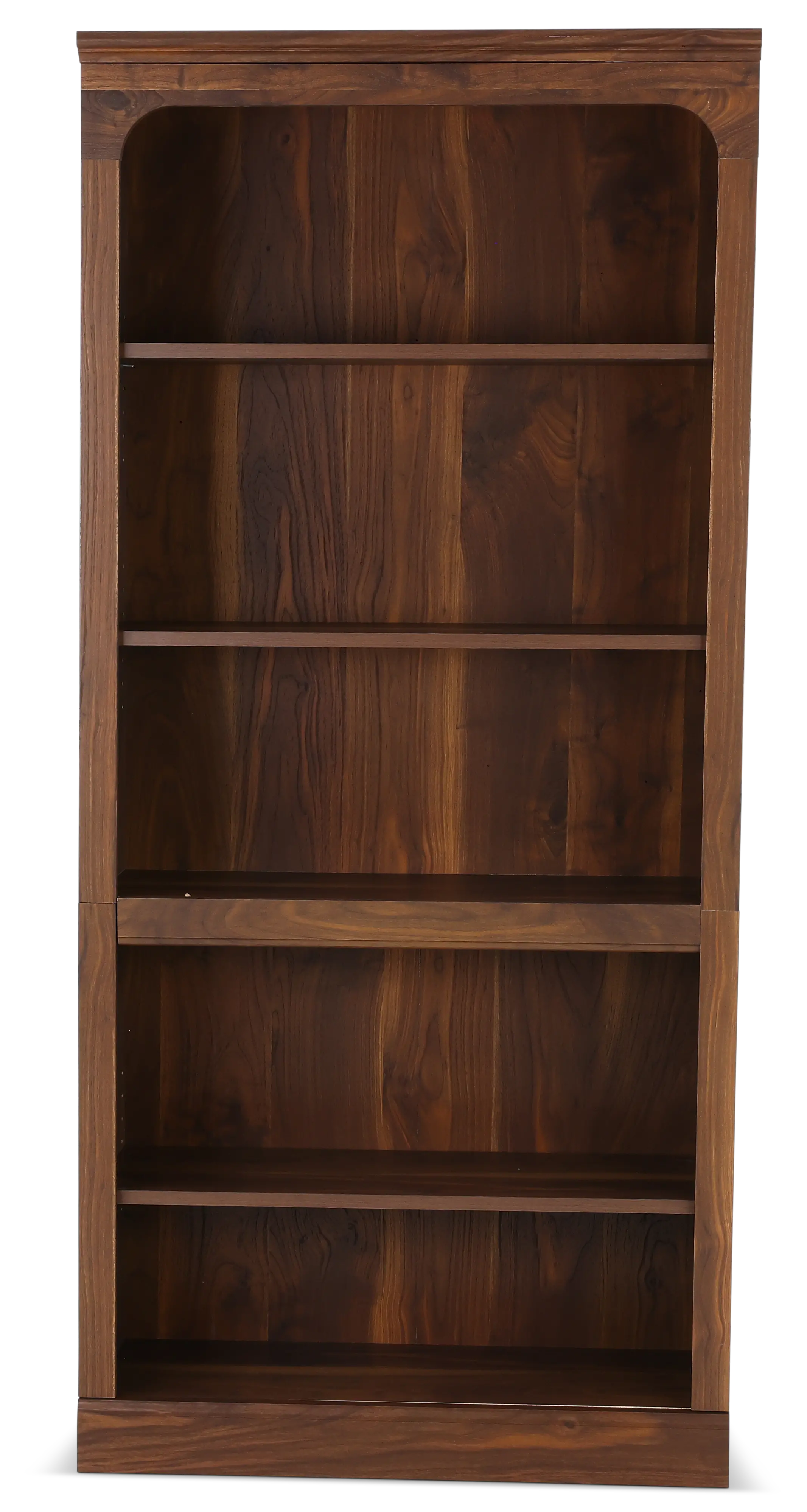 Walnut Brown Bookcase-1