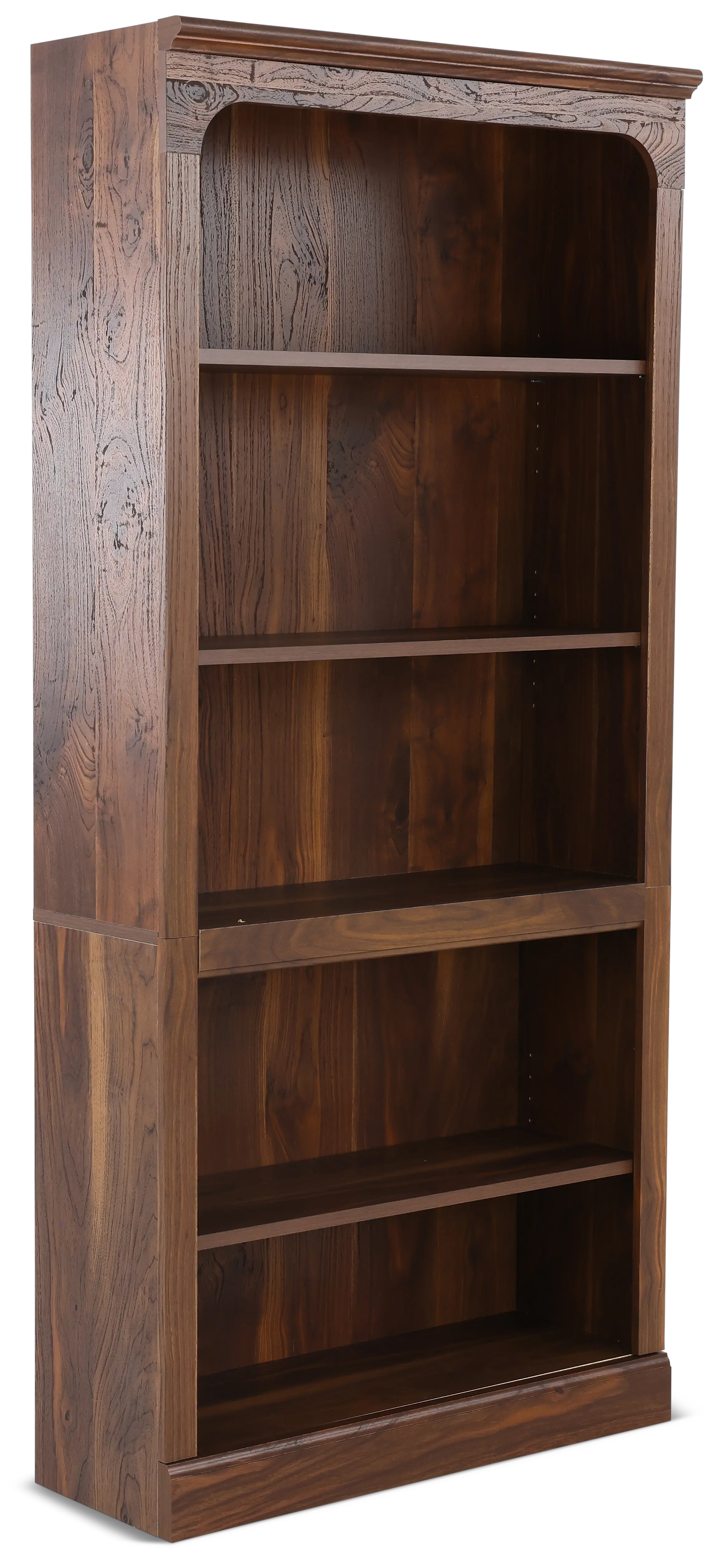Walnut Brown Bookcase-4