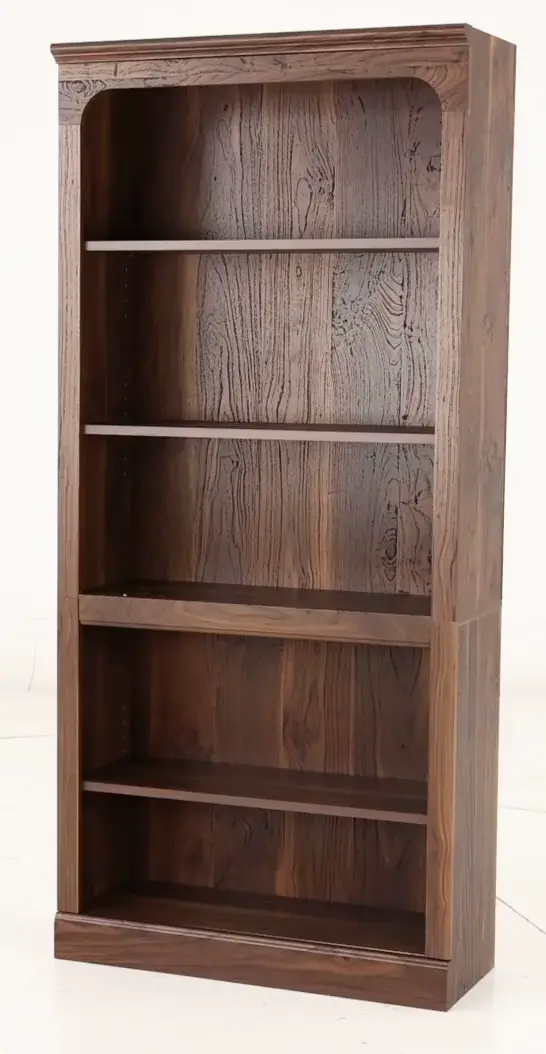 Walnut Brown Bookcase-9
