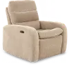 Celeste Mushroom Beige Power Swivel Glider Recliner