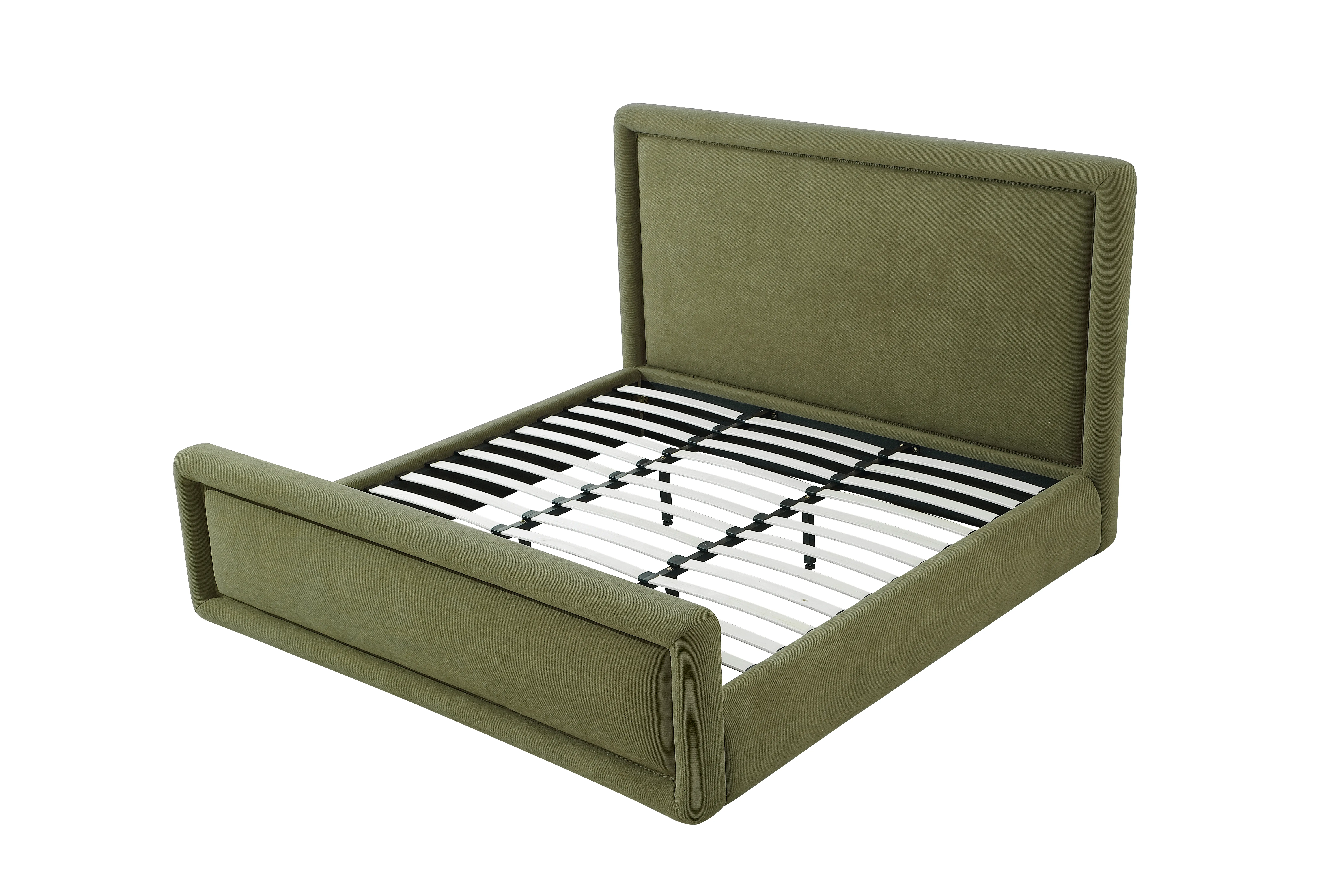 Summit Moss Green Upholstered King Bed-6