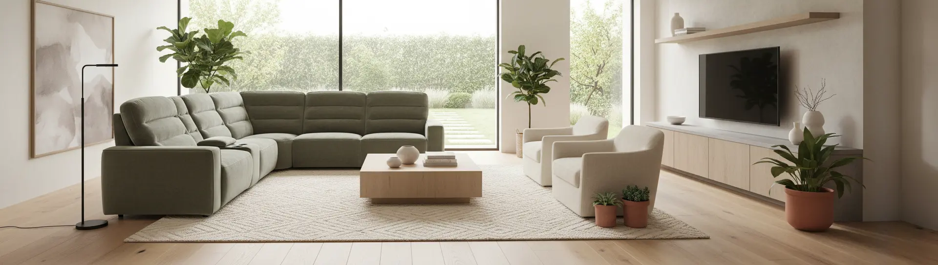 Celeste Forest Green 6 Piece Power Reclining Sectional-12