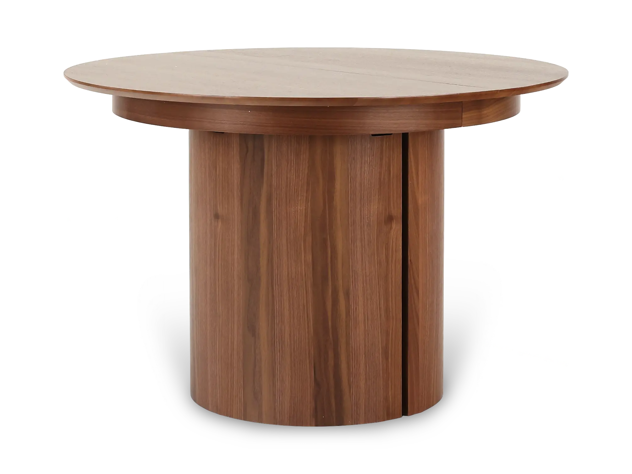 Eclipse Walnut Round Extendable Dining Table-6
