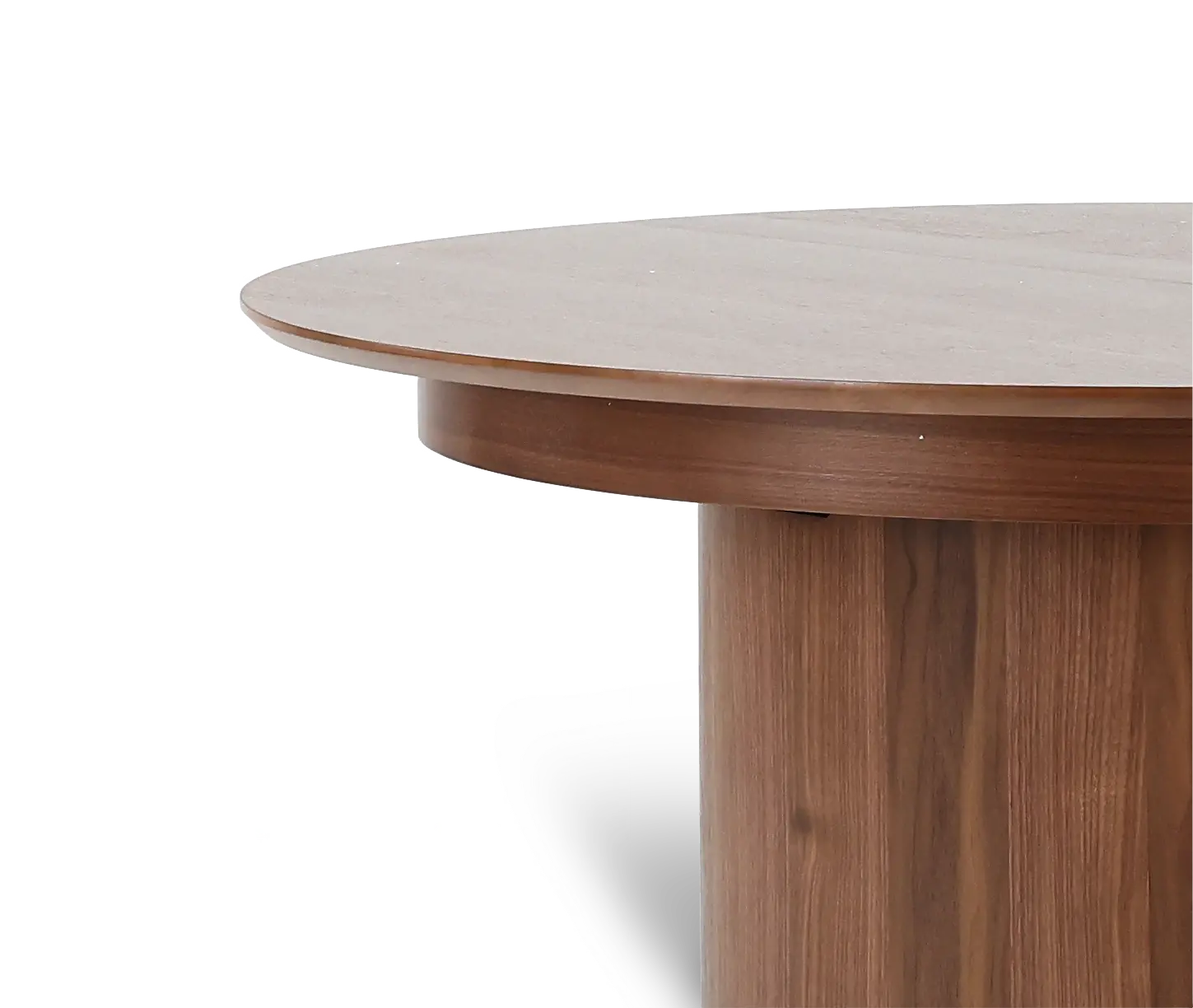 Eclipse Walnut Round Extendable Dining Table-8