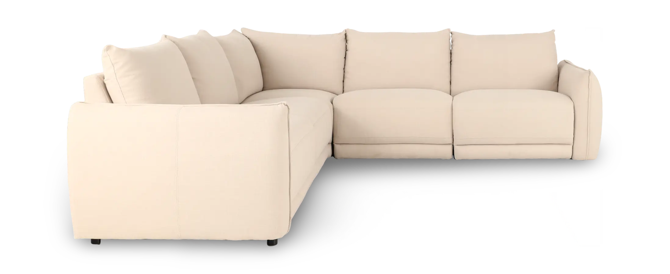 Cambridge Cream 5 Piece Power Reclining Sectional-5