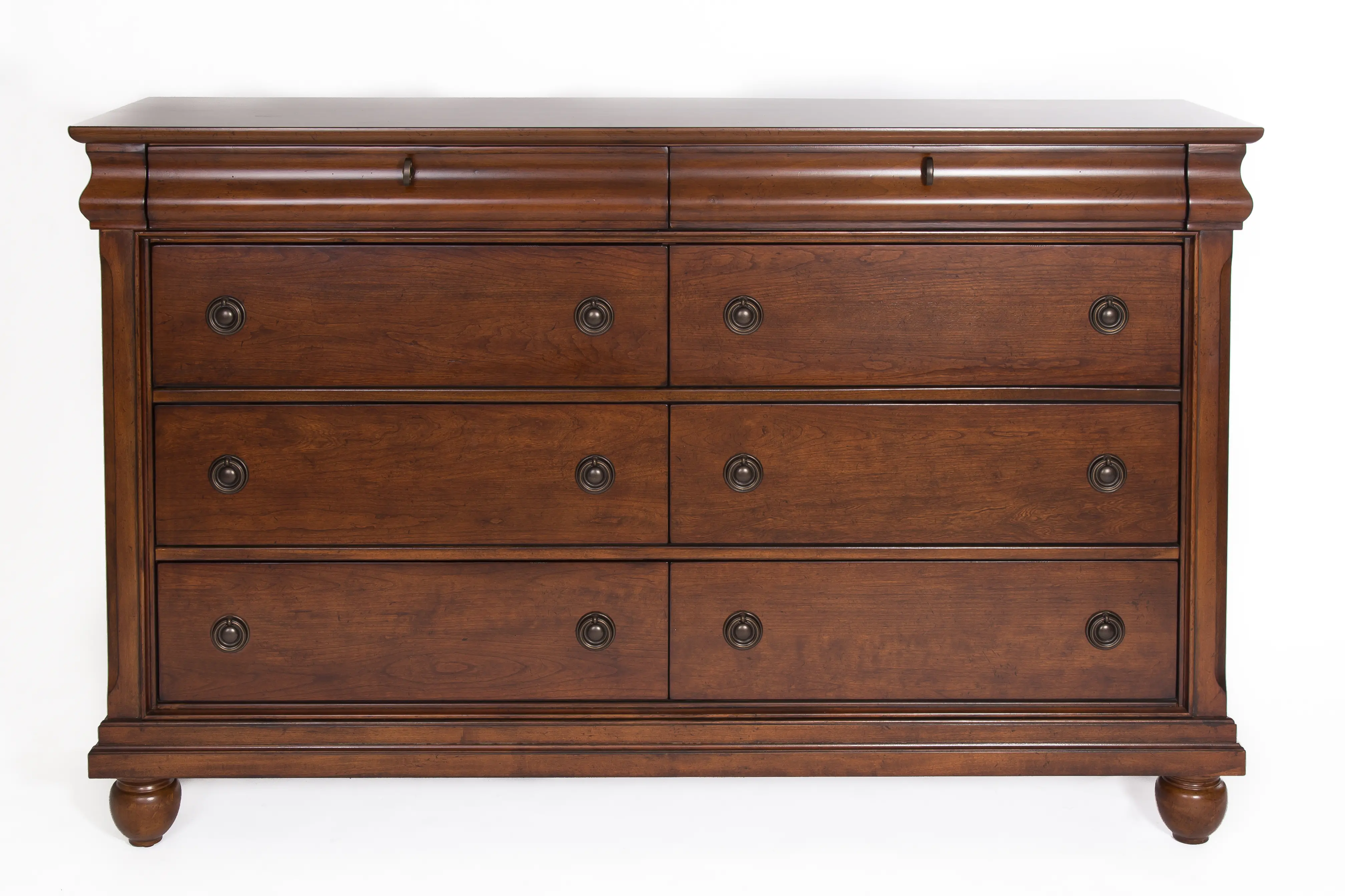 589-BR31 Traditions Cherry Brown Dresser-1