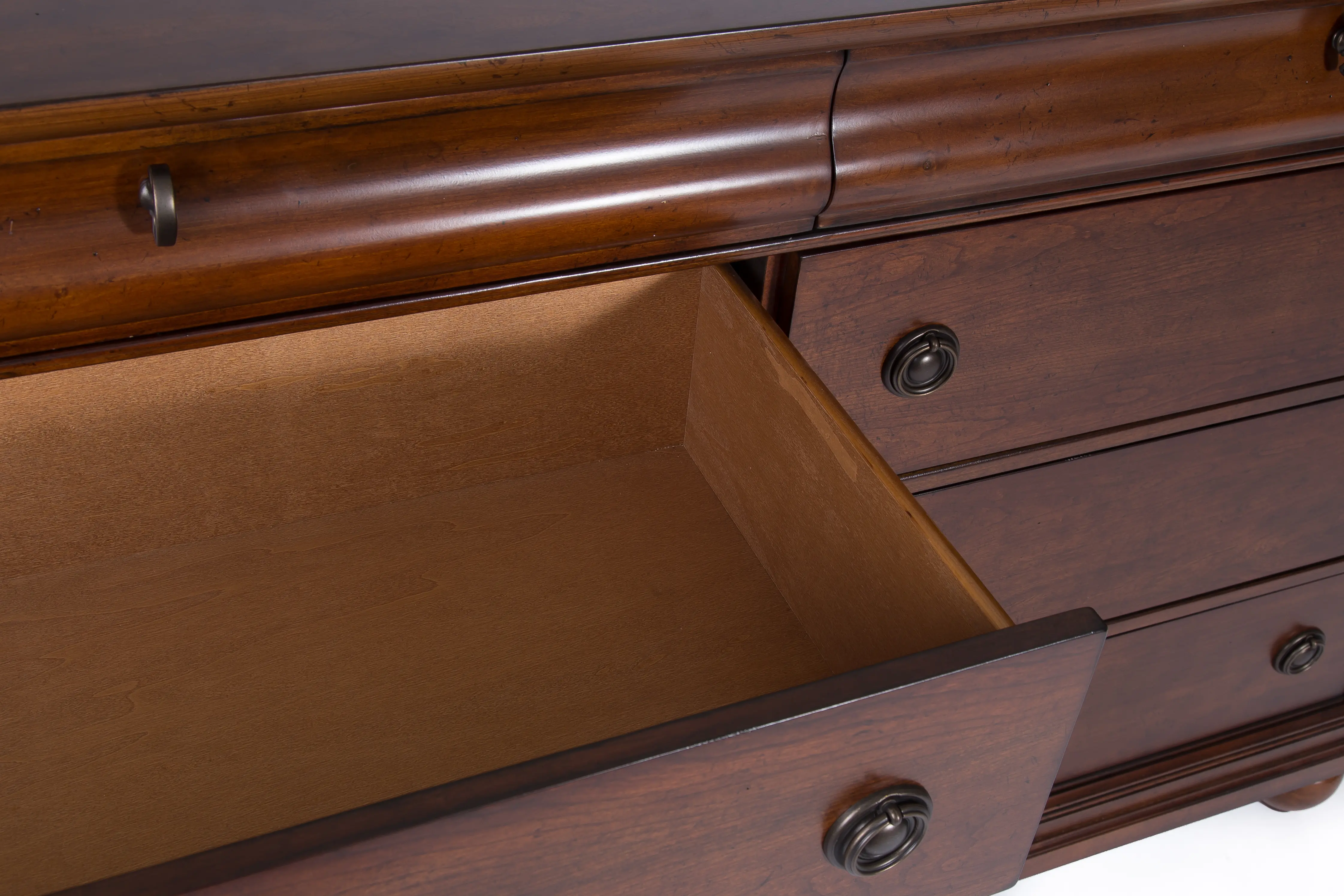 589-BR31 Traditions Cherry Brown Dresser-3