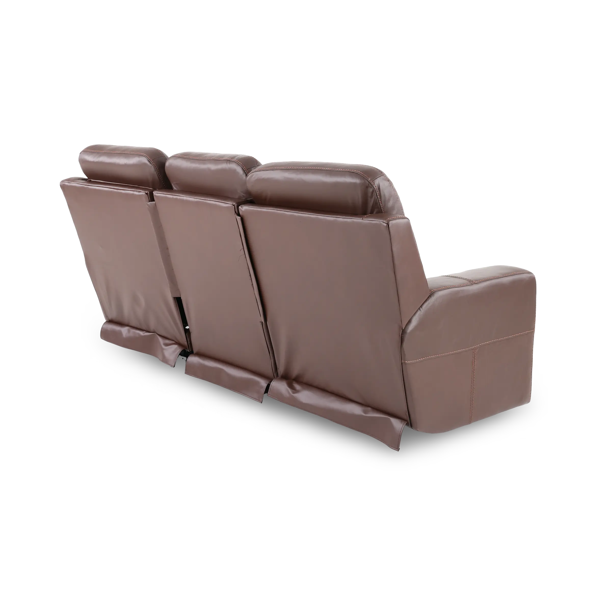 63151/1286-09/3086-09 Arezzo Chocolate Brown Leather Power Reclining Sofa-6
