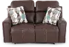63152/1286-09/3086-09 Arezzo Chocolate Brown Leather Power Reclining Loveseat
