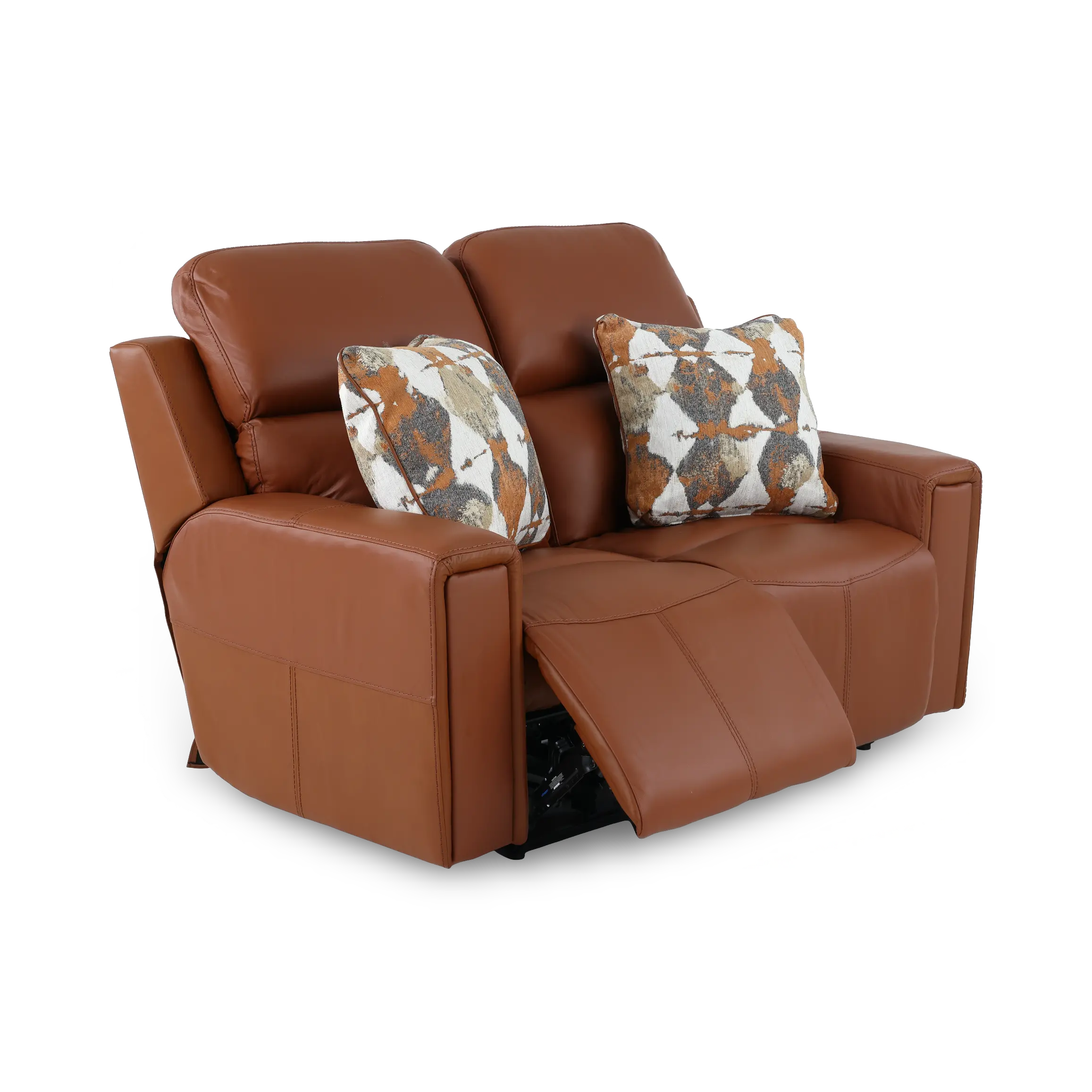 63152/1286-26/3086-26 Arezzo Whiskey Brown Leather Power Reclining Loveseat-5