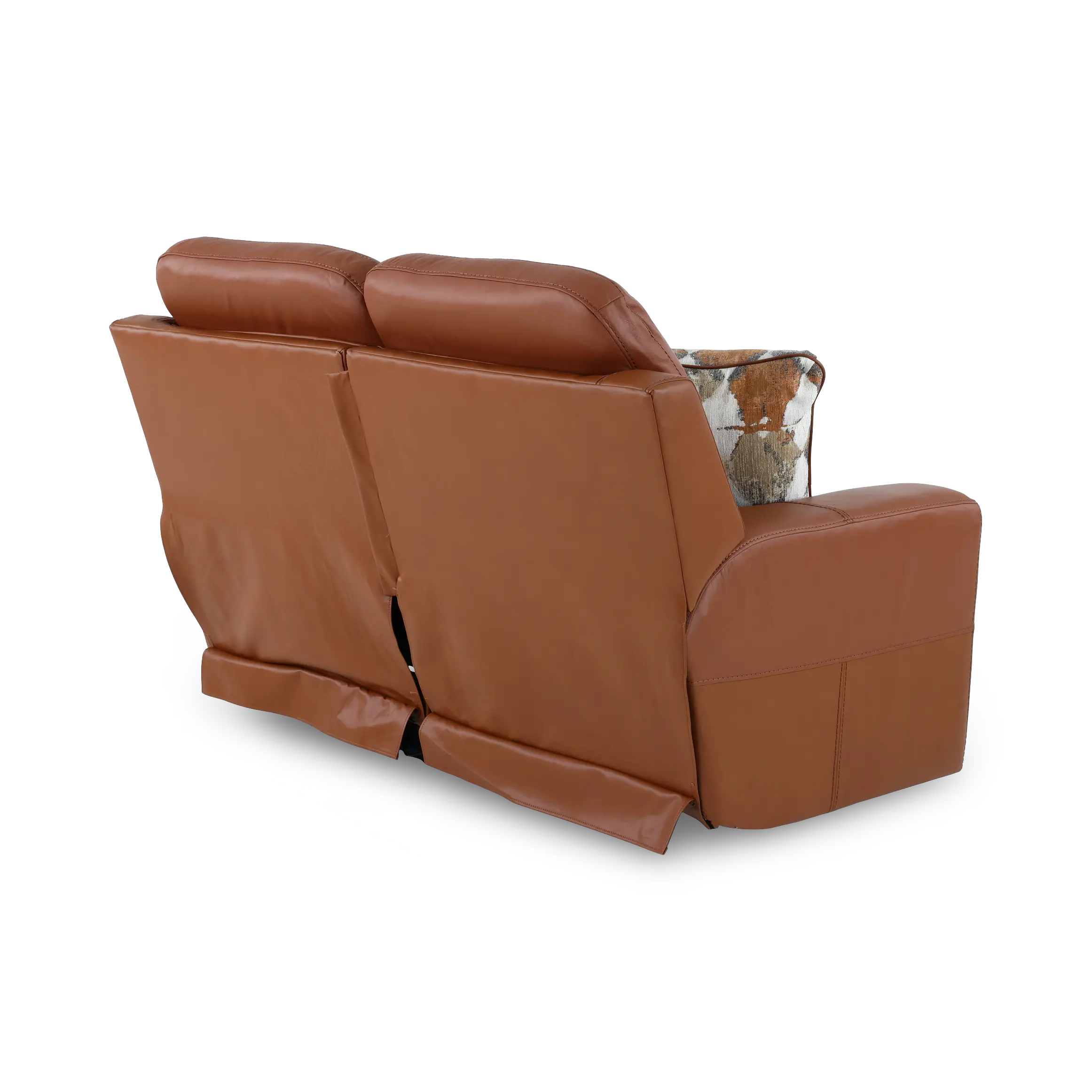 63152/1286-26/3086-26 Arezzo Whiskey Brown Leather Power Reclining Loveseat-6