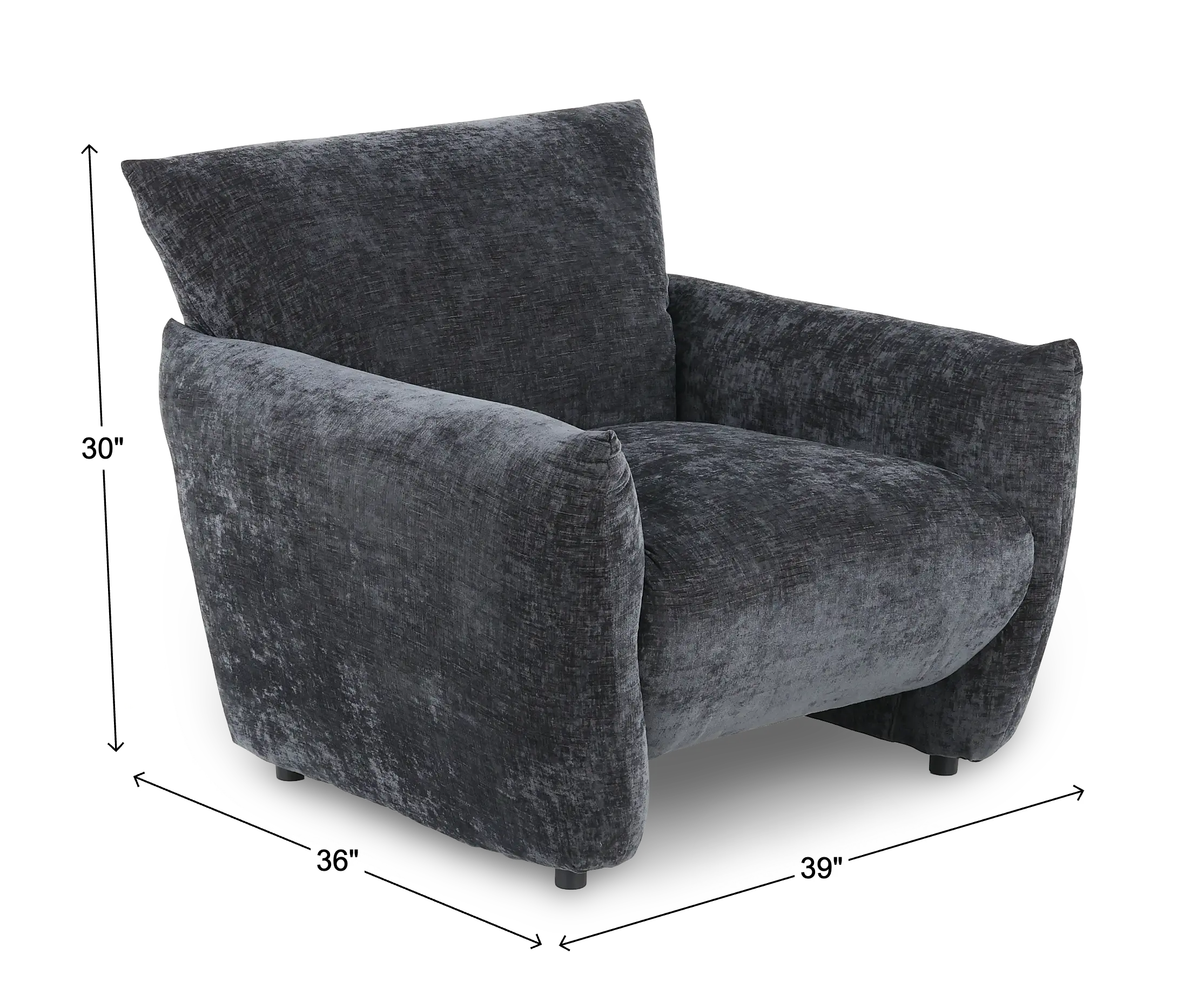 Atlas Black Accent Chair-3