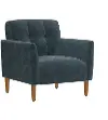 Jonah Blue Chenille Accent Chair