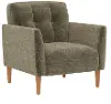 Jonah Green Chenille Accent Chair