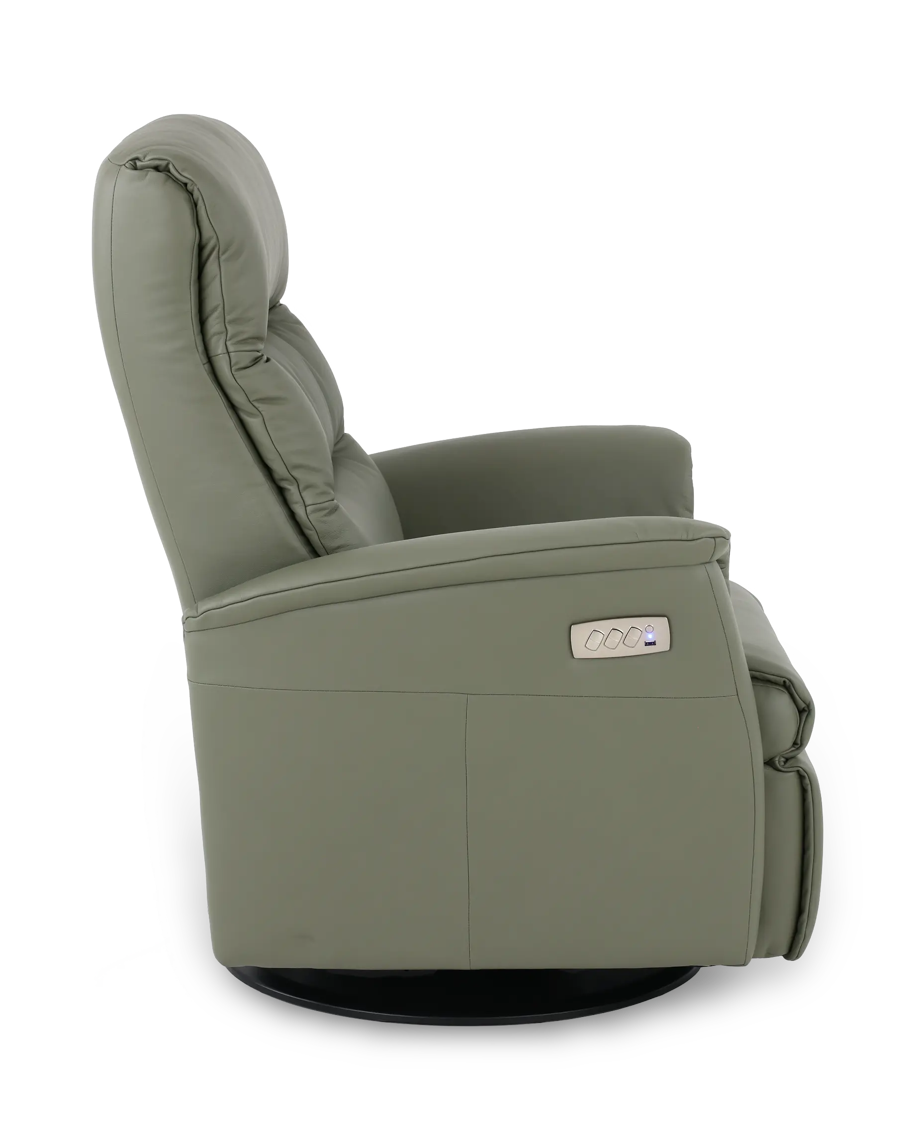 Liberty Moss Green Large Power Glider Recliner-6
