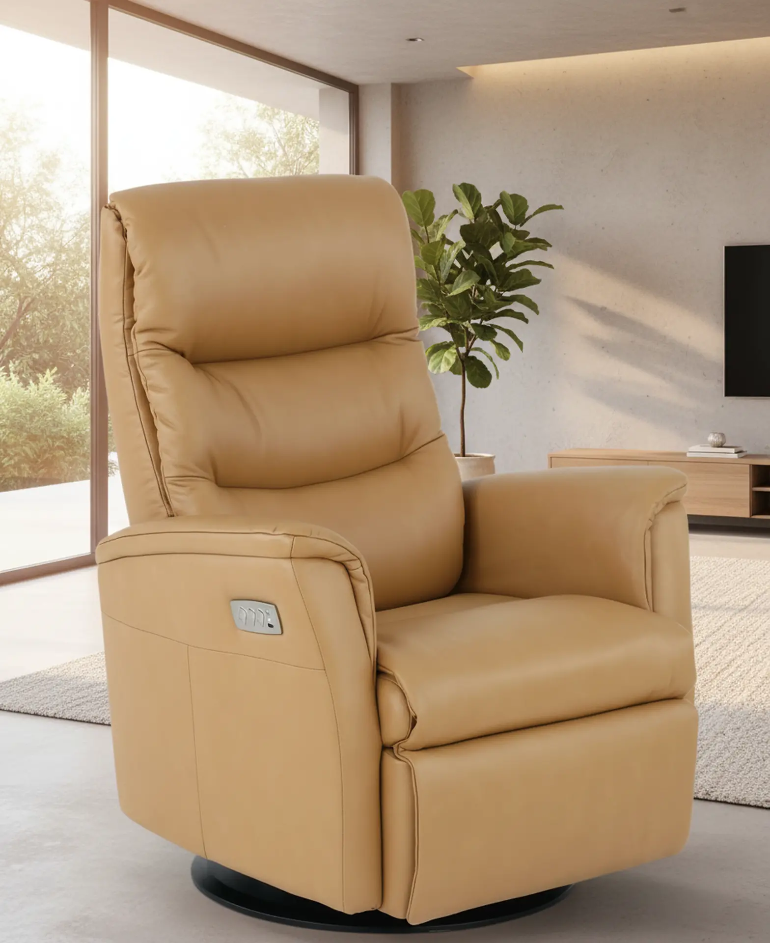 Liberty Camel Large Power Glider Recliner-2