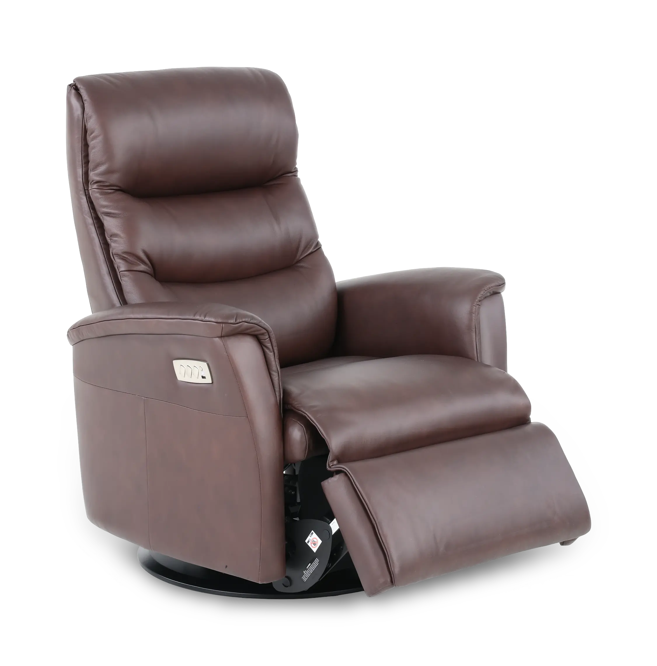 Liberty Mocha Brown Large Power Glider Recliner-5
