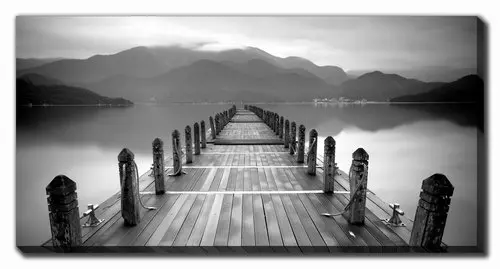 Lake Pier Wall Art-1