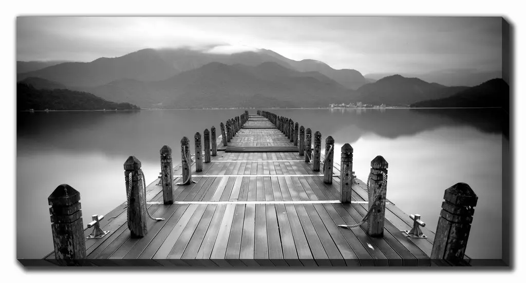Lake Pier Wall Art-1